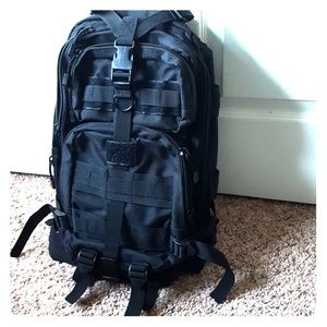 Black Rothco Combat Backpack